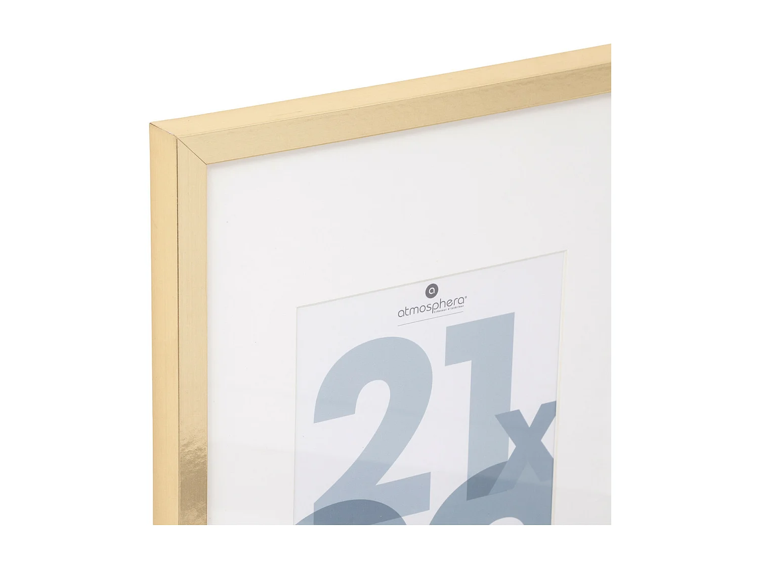 Cadre photo en Bois Doré pour Photo 21 x 30 cm