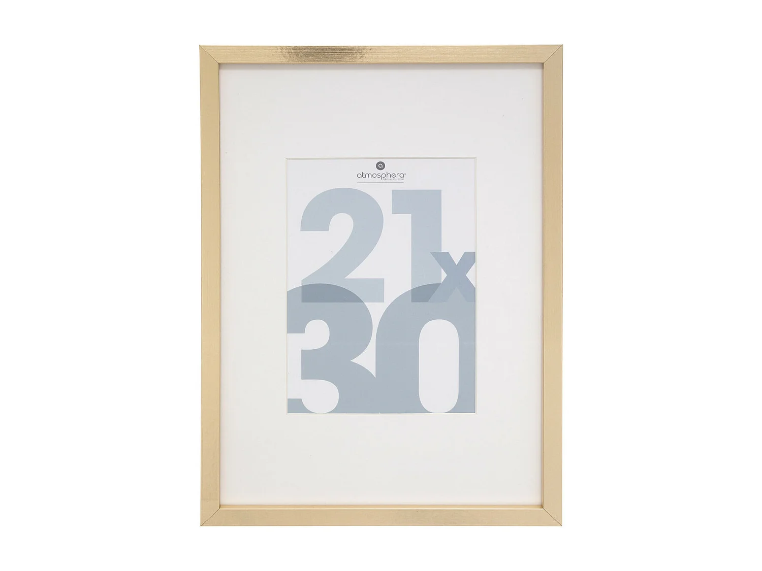 Cadre photo en Bois Doré pour Photo 21 x 30 cm