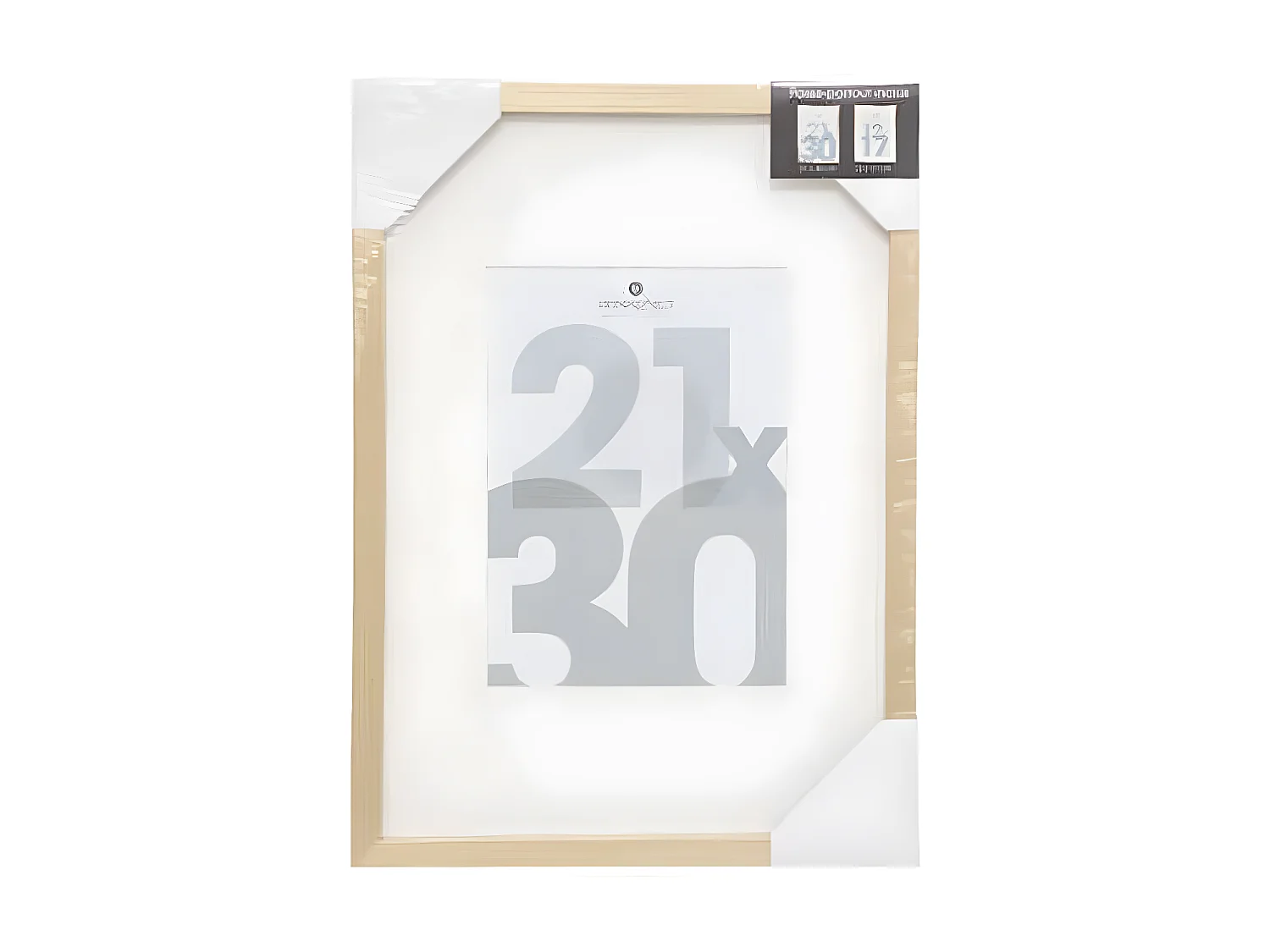 Cadre photo en Bois Doré pour Photo 21 x 30 cm