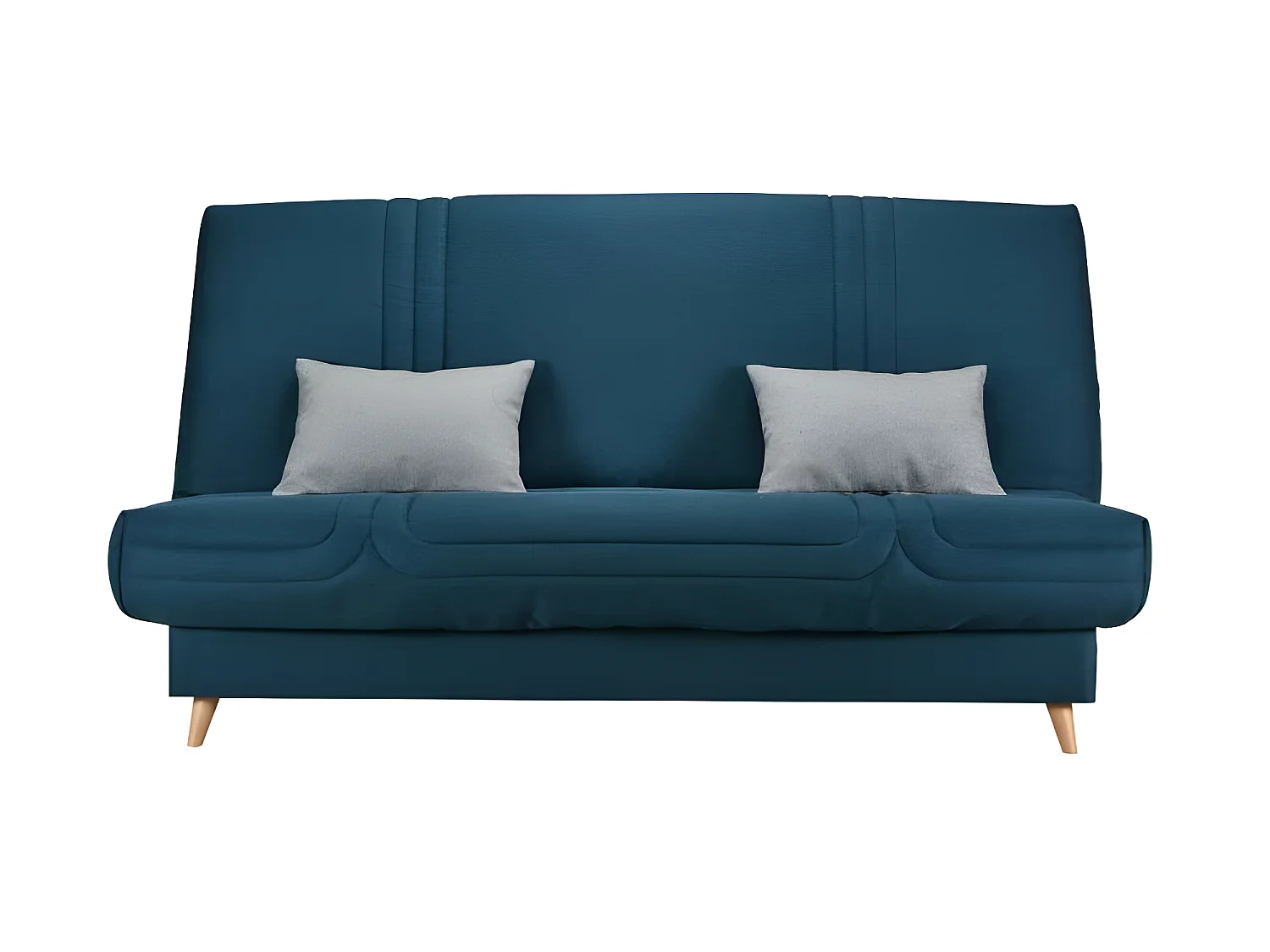 Klikklak BULTEX MONA 3-zits Stof Blauw Gemaakt in Frankrijk