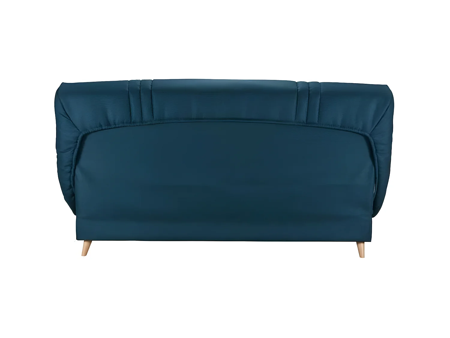 BULTEX Clic clac MONA 3 places - Tissu Bleu - L 192 x P 95 x H 101