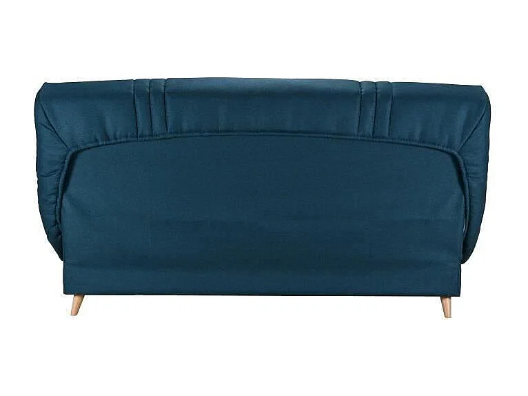 BULTEX Clic clac MONA 3 places - Tissu Bleu - L 192 x P 95 x H 101