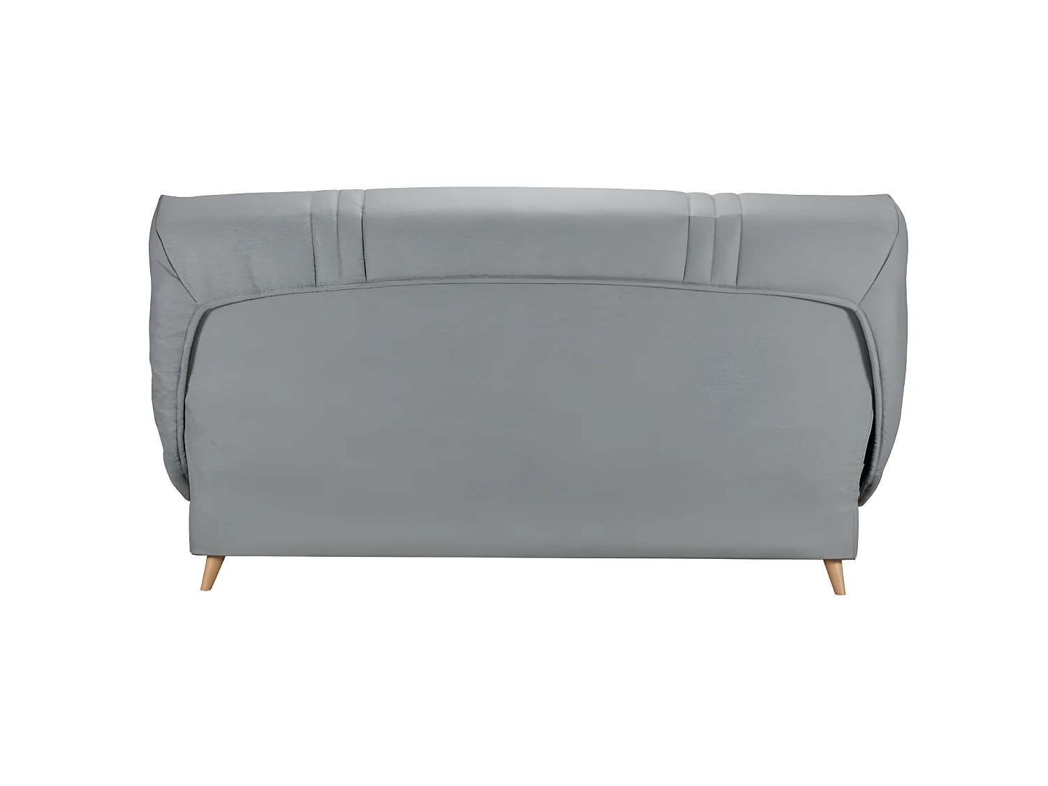 Schlafsofa BULTEX Clic clac MONA 3-Sitzer - Grauer Stoff - Hergestellt in Frankreich