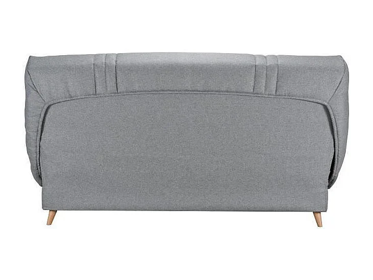 BULTEX Clic clac MONA 3 places - Tissu gris - L 192 x P 95 x H 101