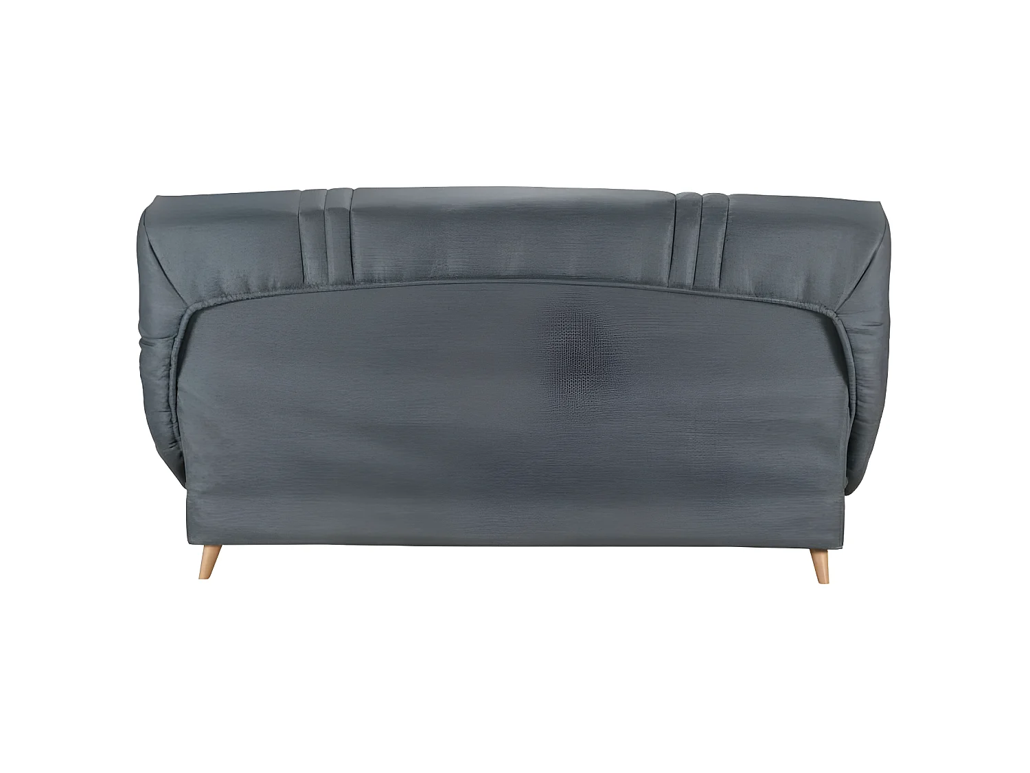 Schlafsofa BULTEX Clic clac MONA 3-Sitzer - Anthrazit Stoff - Matratze Bi-Bloc Bultex - Hergestellt in Frankreich