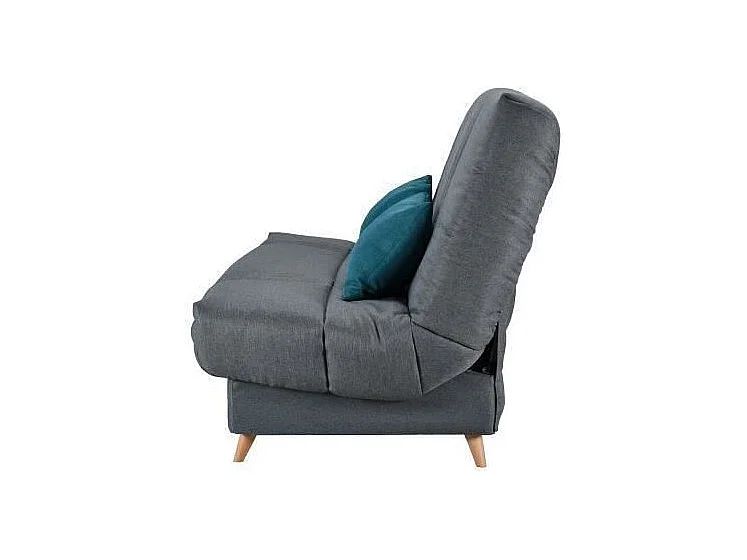 BULTEX Clic clac MONA 3 places - Tissu anthracite - L 192 x P 95 x H 101