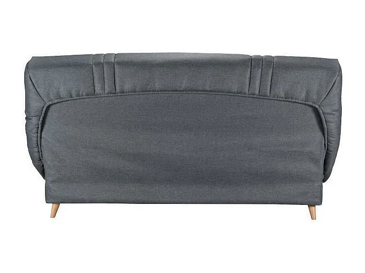 BULTEX Clic clac MONA 3 places - Tissu anthracite - L 192 x P 95 x H 101