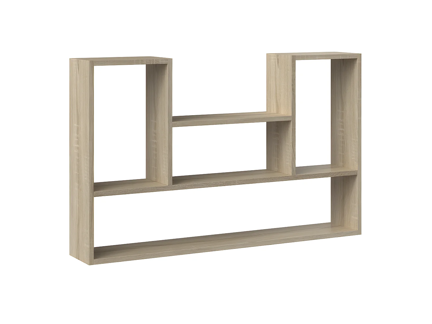 CARINA | Tavolino moderno 91x51x40 soggiorno/ufficio con nicchie | Tavolo in stile moderno + rivista/telecomando/contenitore decorativo