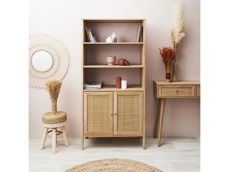 Buffet Bali 3 Portes Beige