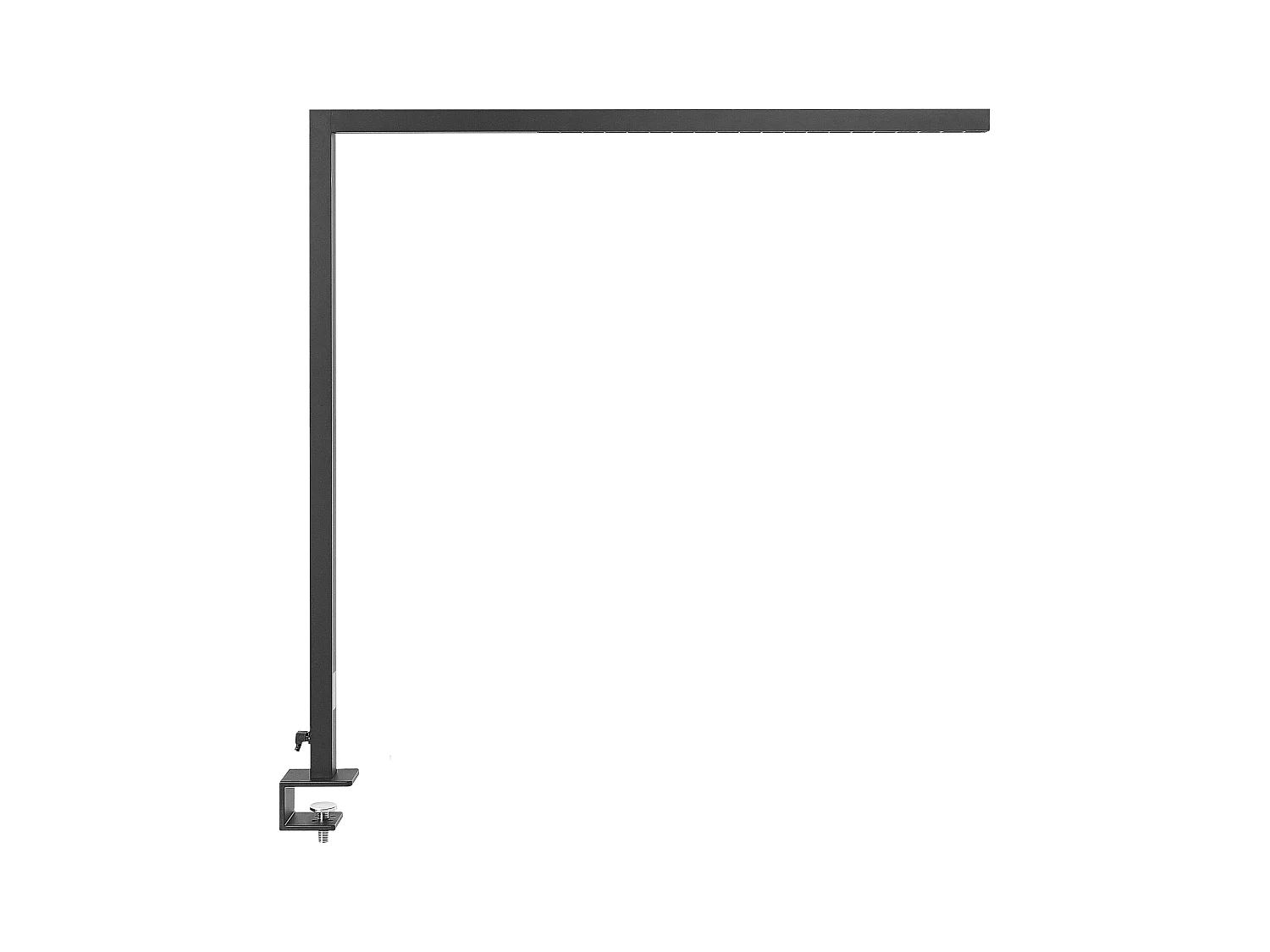 LED vastklembare bureaulamp OCTANT Met bewegingssensor Metaal Zwart