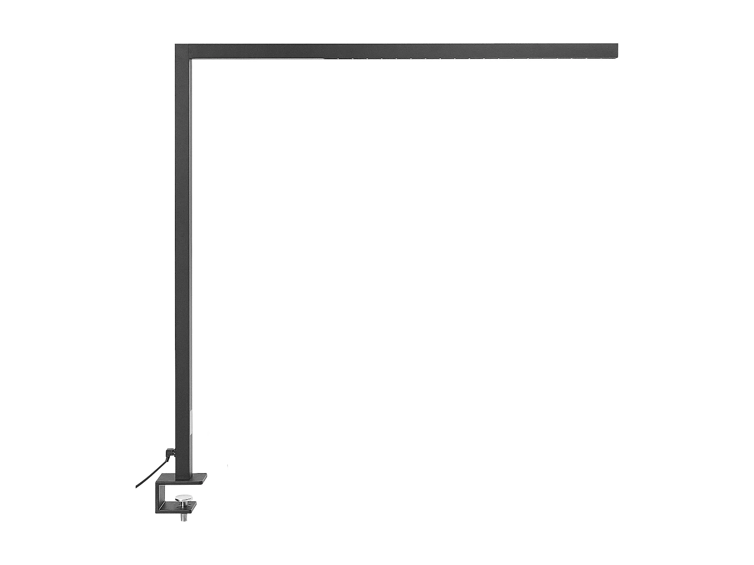 LED vastklembare bureaulamp OCTANT Met bewegingssensor Metaal Zwart