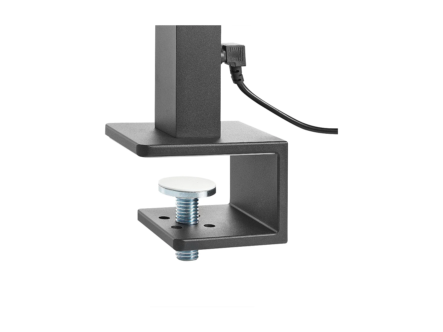 LED vastklembare bureaulamp OCTANT Met bewegingssensor Metaal Zwart