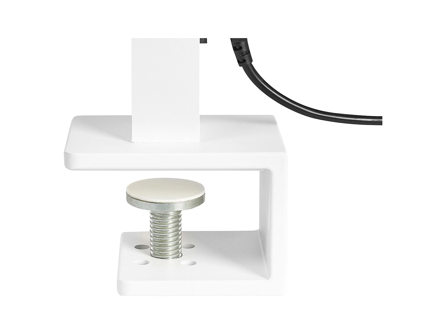 Lampe de bureau LED à pince VOLANS Avec variateur Métal Blanc