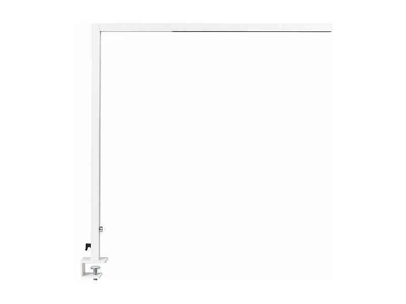LED vastklembare bureaulamp VOLANS Met dimmer Metaal Wit