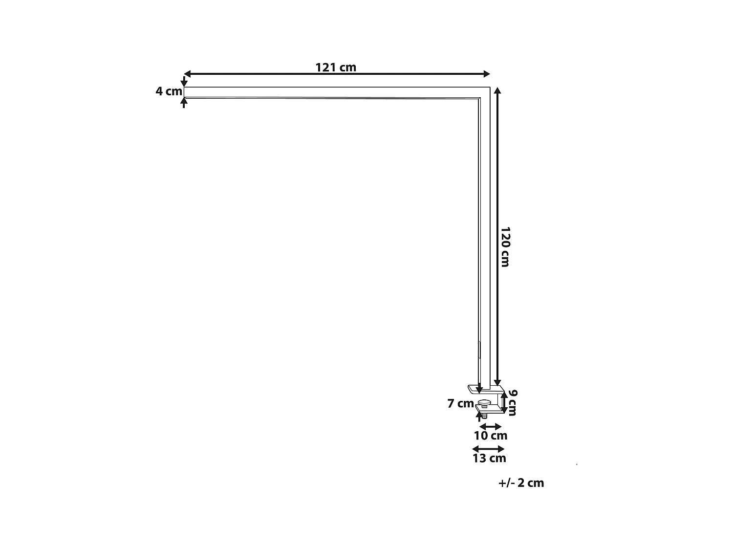 Lampe de bureau LED à pince OCTANT Avec détecteur de mouvement Métal Blanc