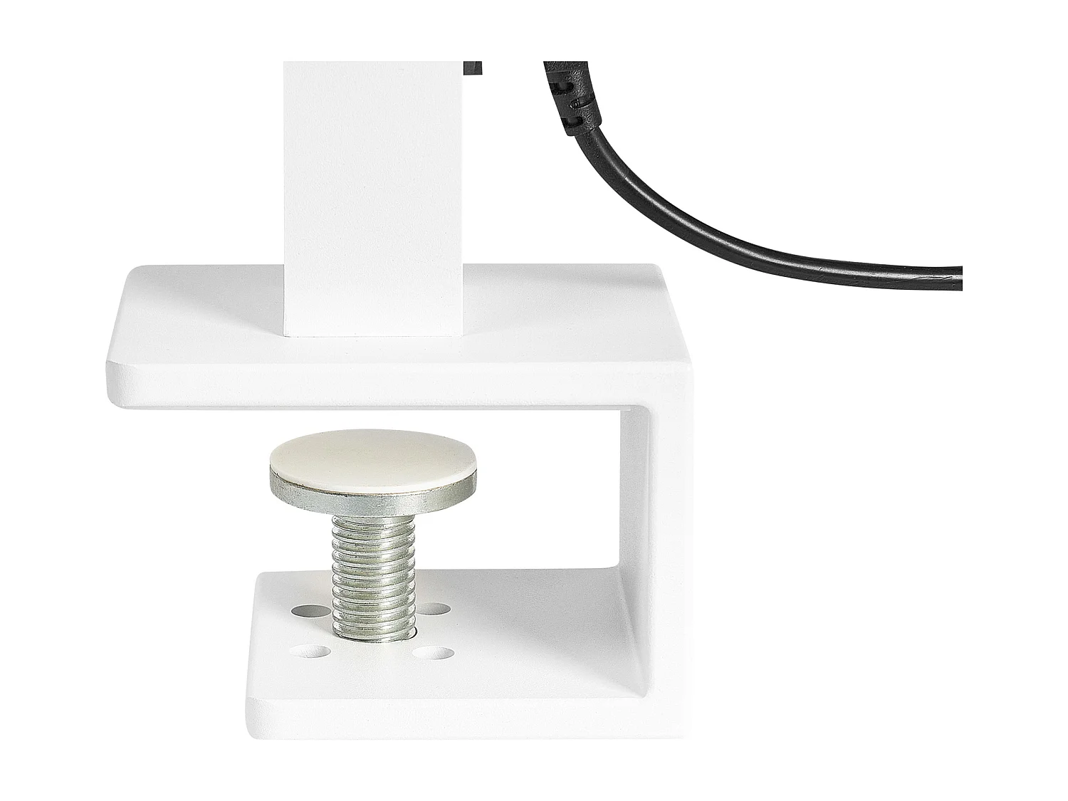 Lampe de bureau LED à pince OCTANT Avec détecteur de mouvement Métal Blanc