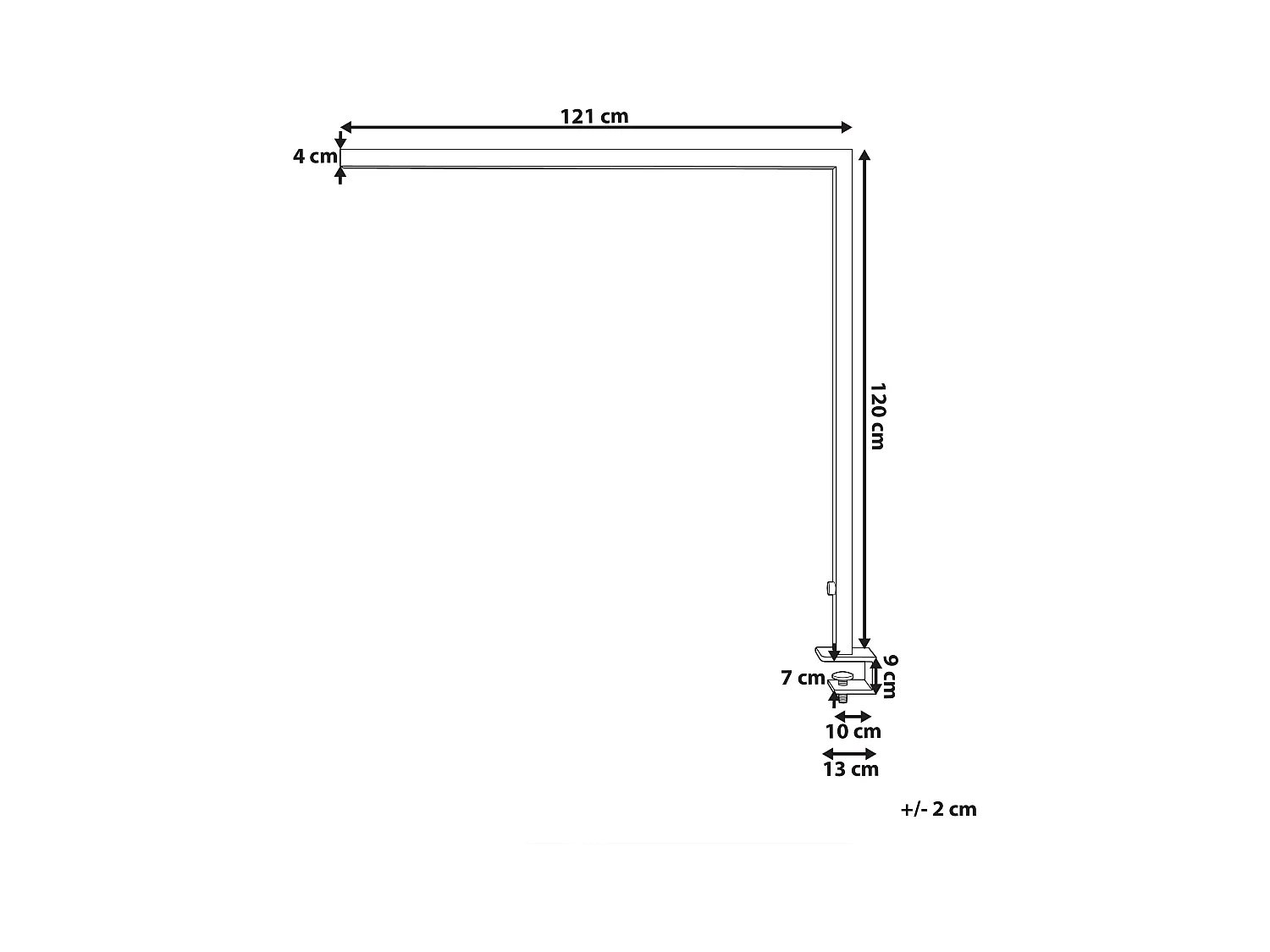 Lampa biurkowa zaciskowa VOLANS Ze ściemniaczem Metal Srebrny