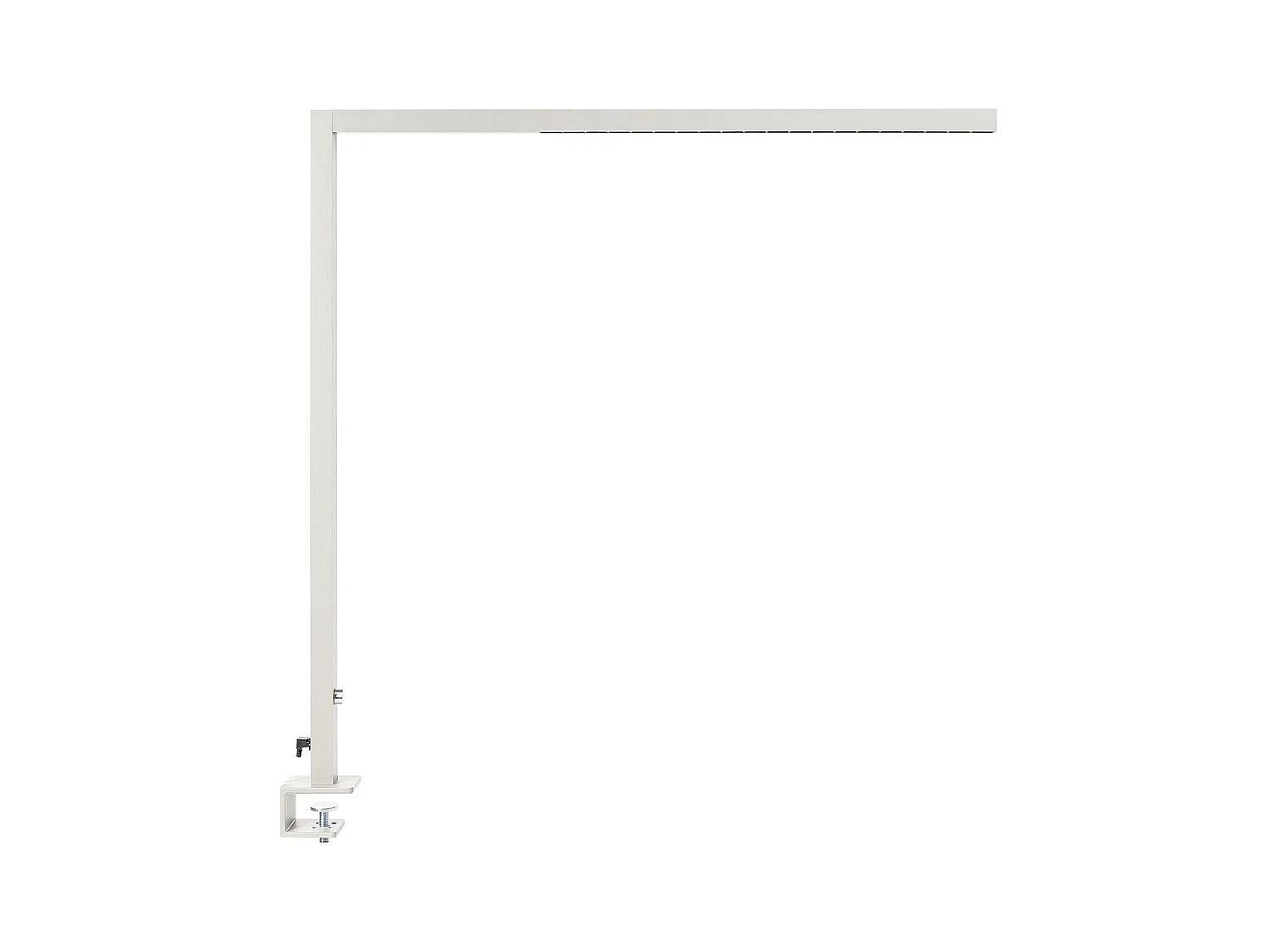 Lampe de bureau LED à pince VOLANS Avec variateur Métal Argenté