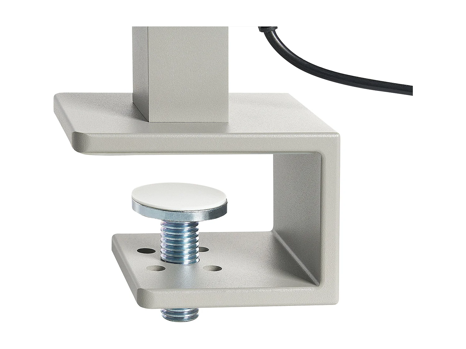 Lampe de bureau LED à pince VOLANS Avec variateur Métal Argenté