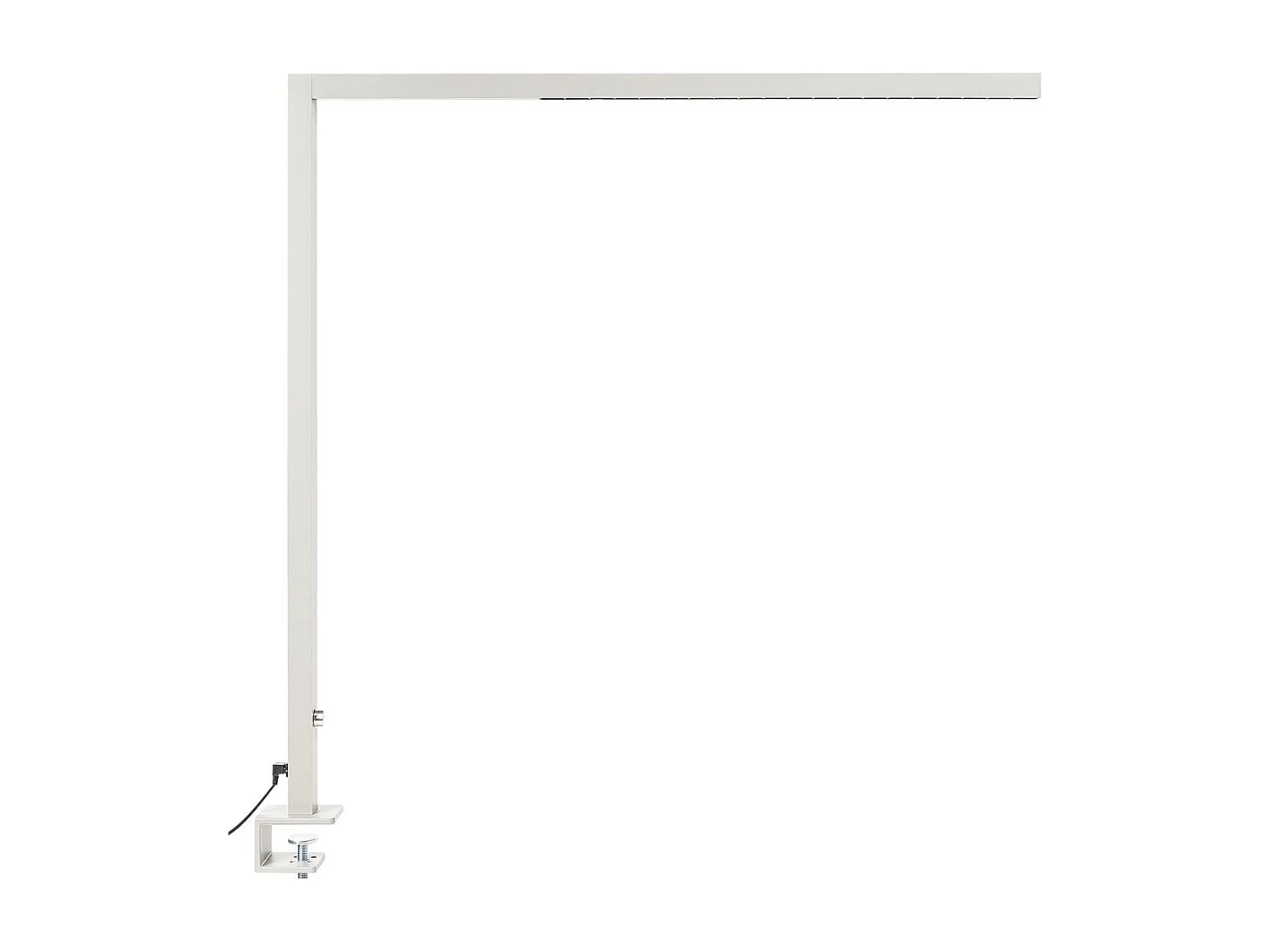 Lampe de bureau LED à pince VOLANS Avec variateur Métal Argenté