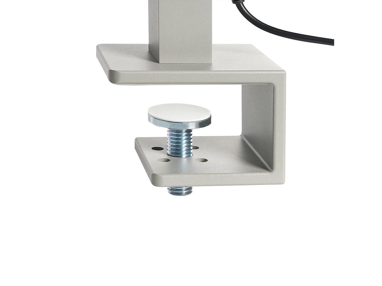 Lampe de bureau LED à pince VOLANS Avec variateur Métal Argenté