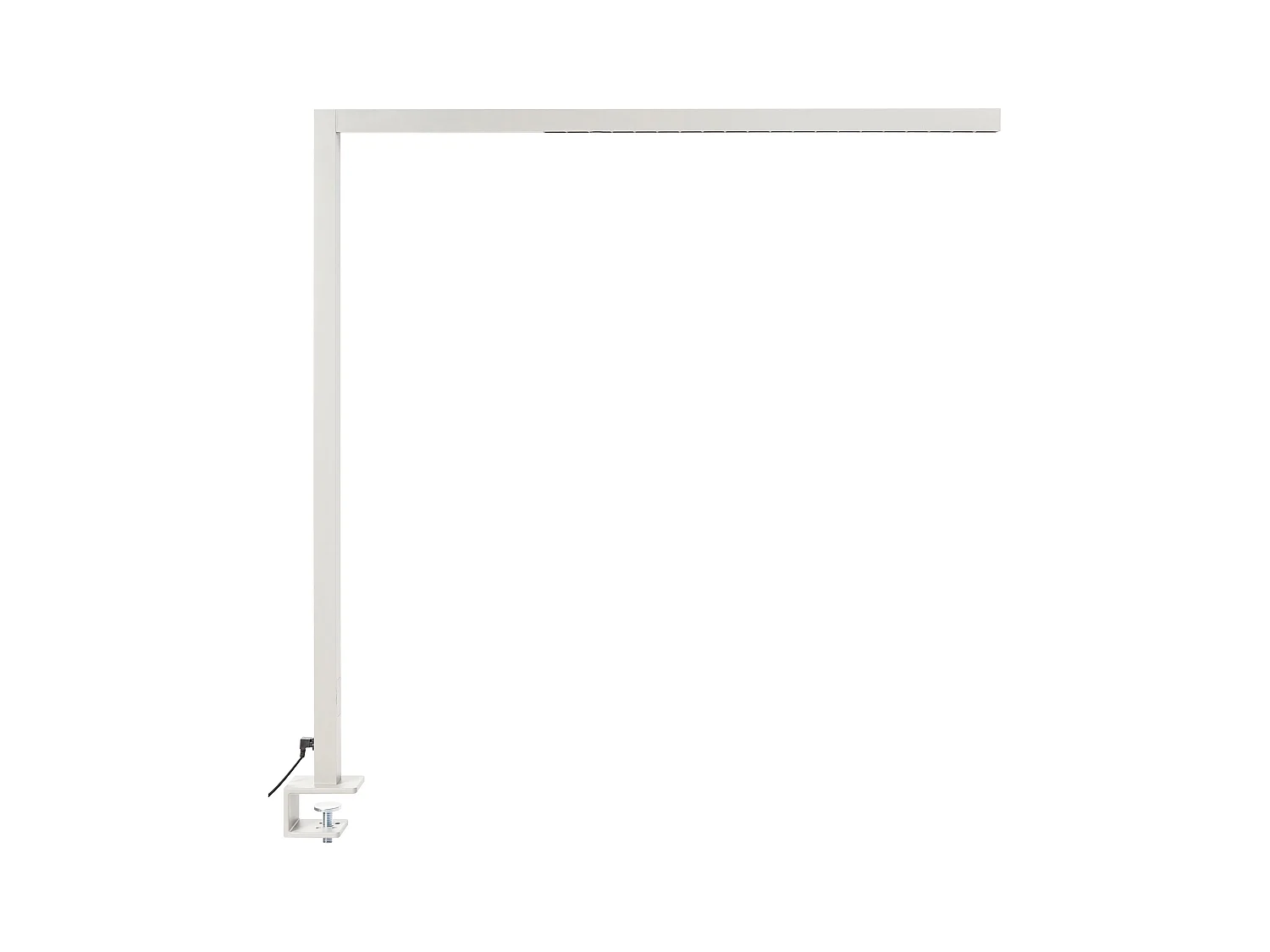 LED Schreibtischlampe klemmbar OCTANT mit Bewegungsmelder Metall Silber