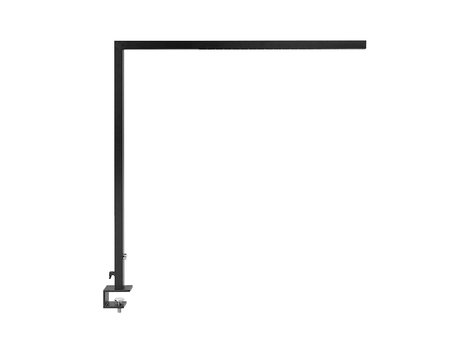 Lampe de bureau LED à pince VOLANS Avec variateur Métal Noir