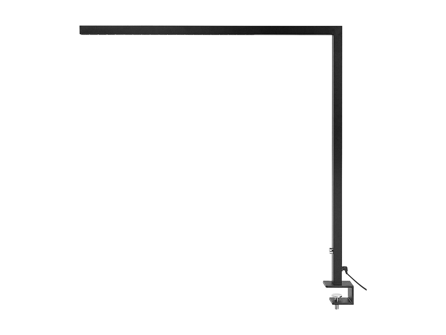 Lampe de bureau LED à pince VOLANS Avec variateur Métal Noir