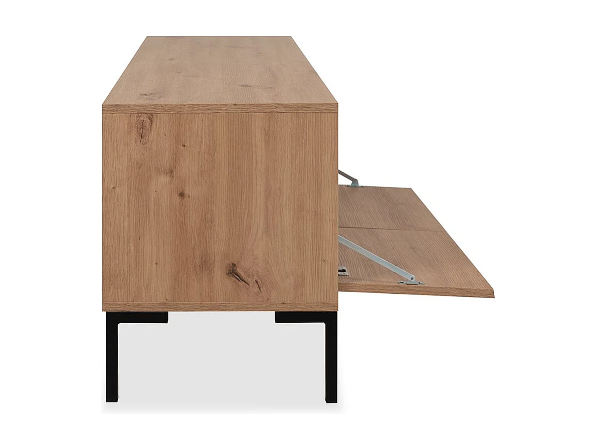 Meuble TV 2 Abattants 2 Niches L150 cm - PLOCK