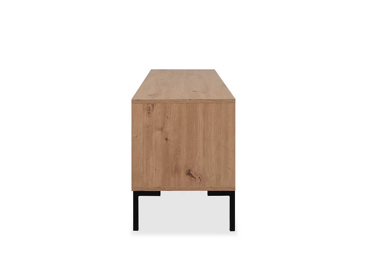 Meuble TV 2 Abattants 2 Niches L150 cm - PLOCK