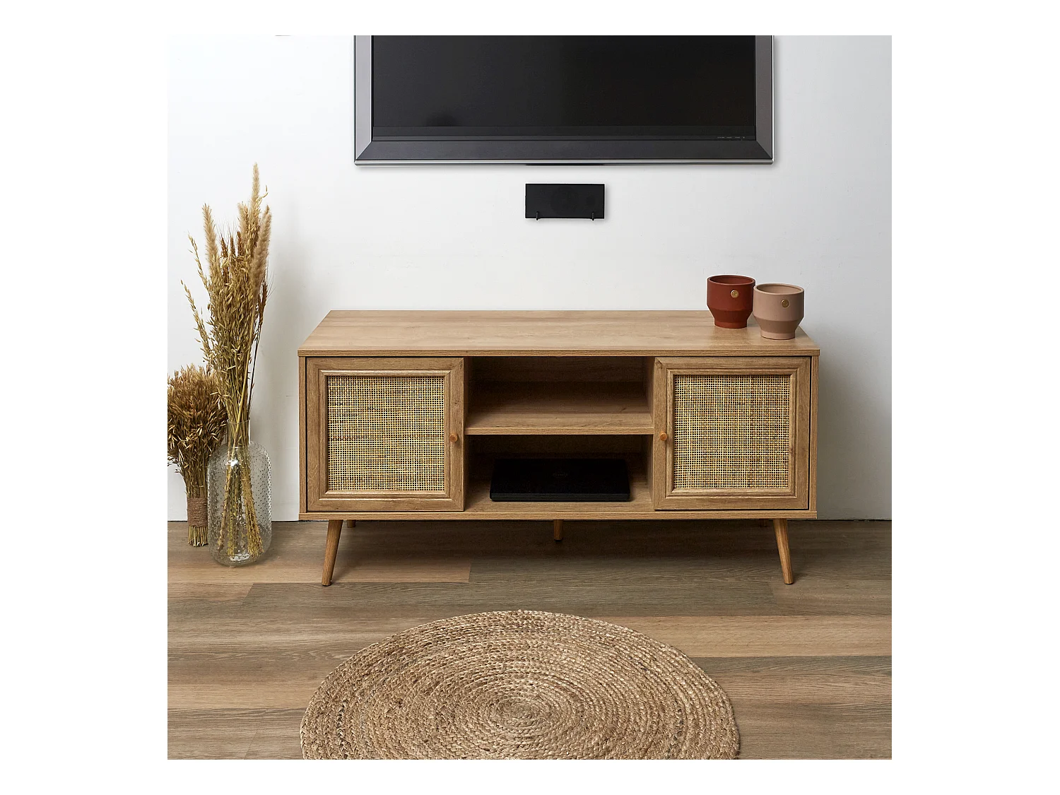 TV-Möbel aus Holz 2 Türen Bali