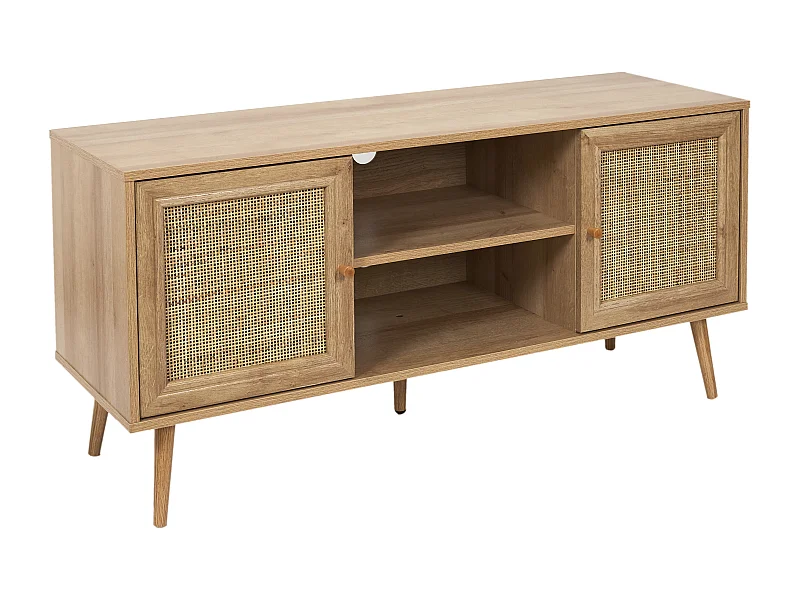 Porta TV in legno a 2 ante Bali