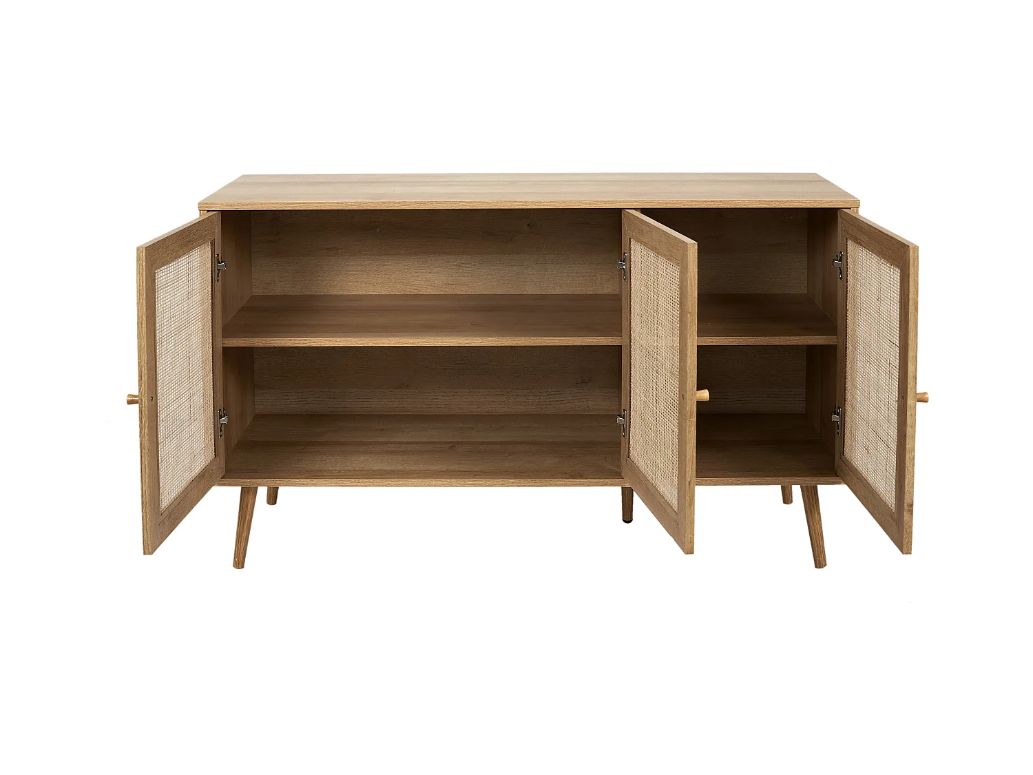 Aparador de madera de 3 puertas Bali