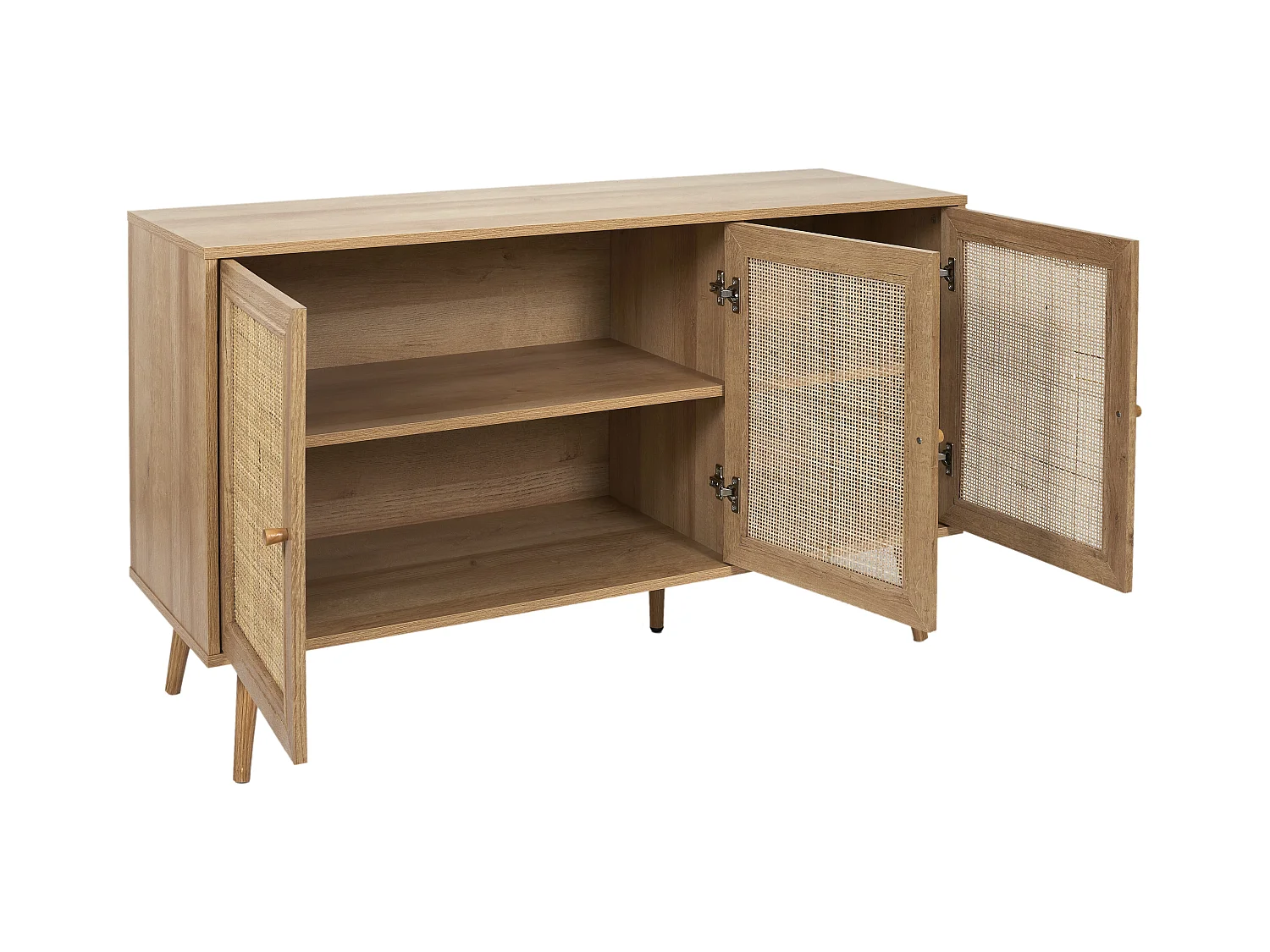 Aparador de madera de 3 puertas Bali