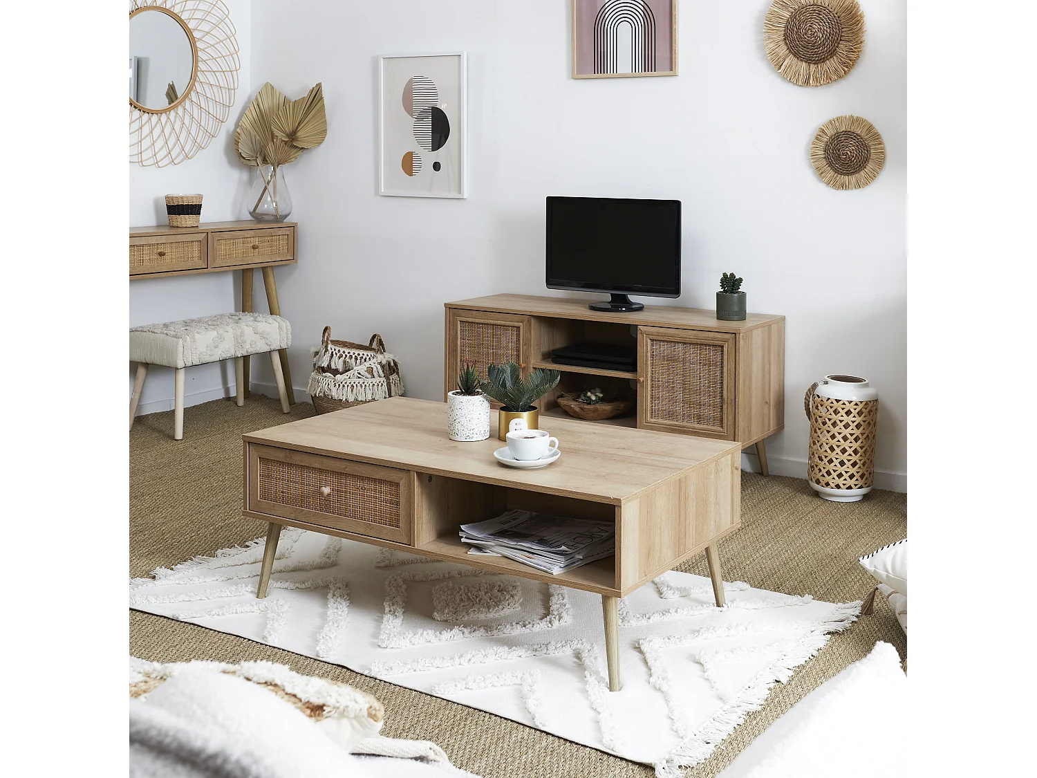 Table Basse Bali Marron