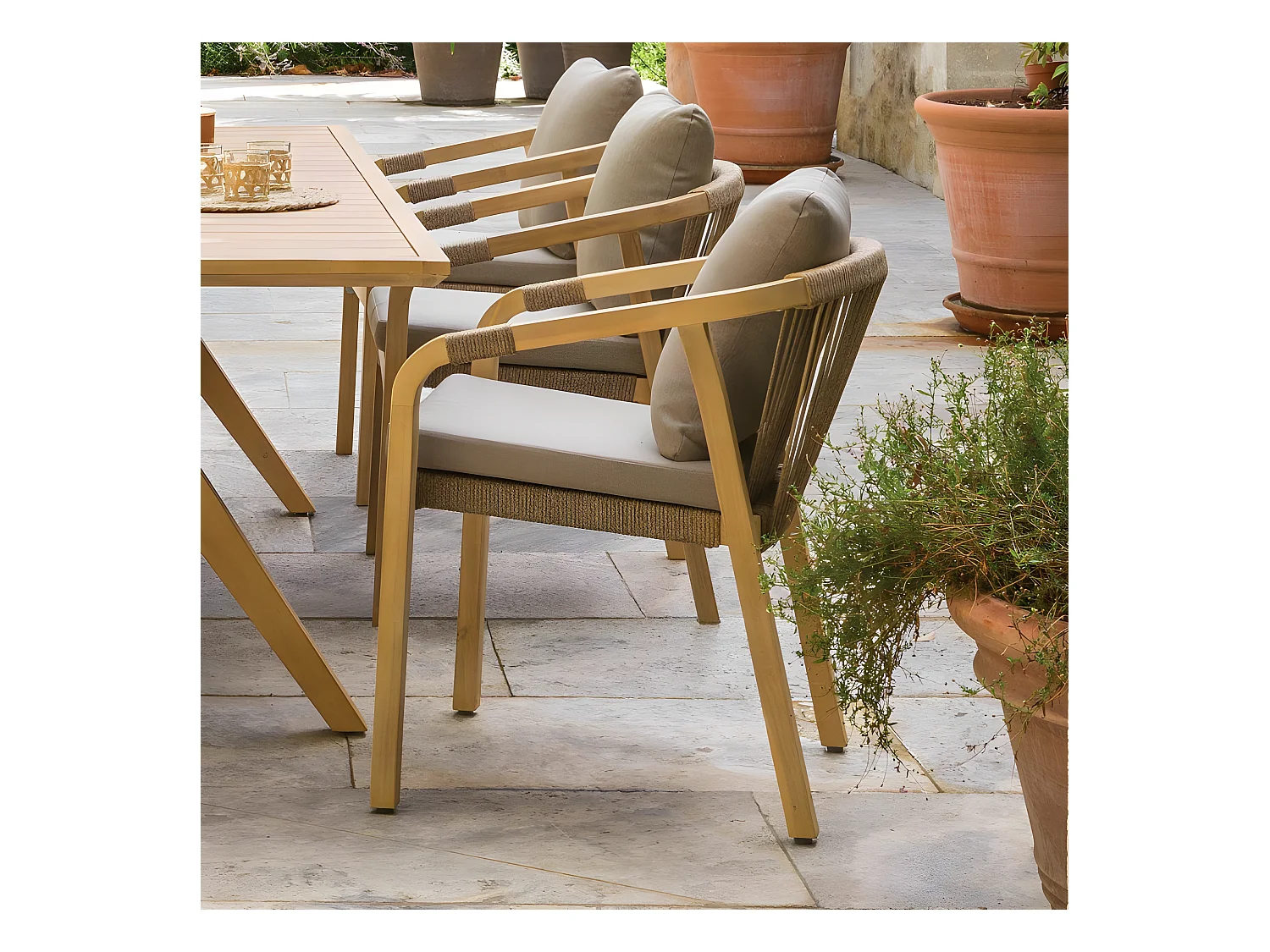 Fauteuil de jardin Papouasie acacia Hespéride