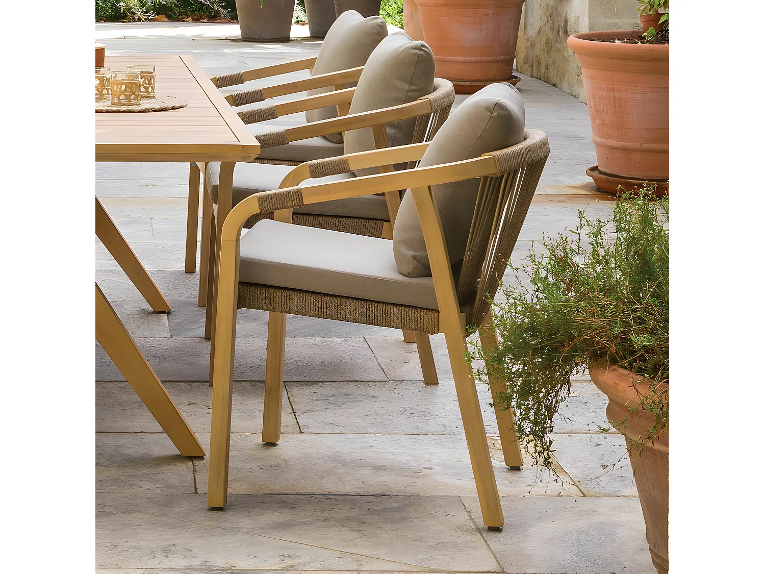 Fauteuil de jardin Papouasie acacia Hespéride