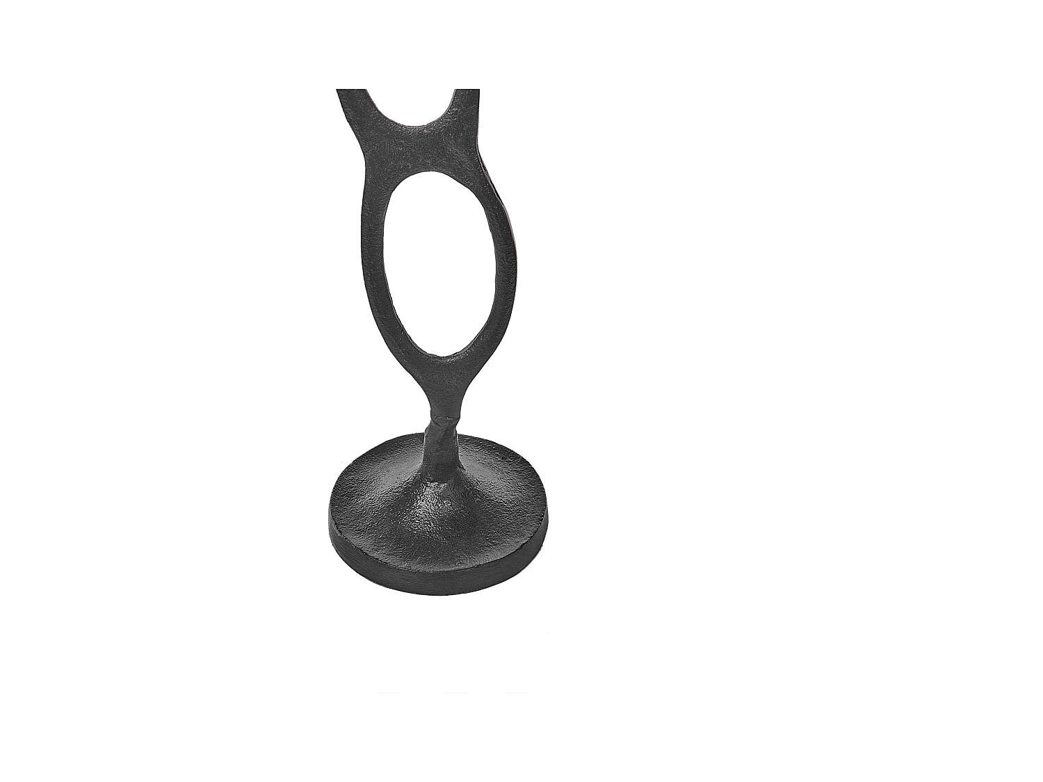 Lot de 3 bougeoirs BUNI Métal 54/68/84 cm Noir