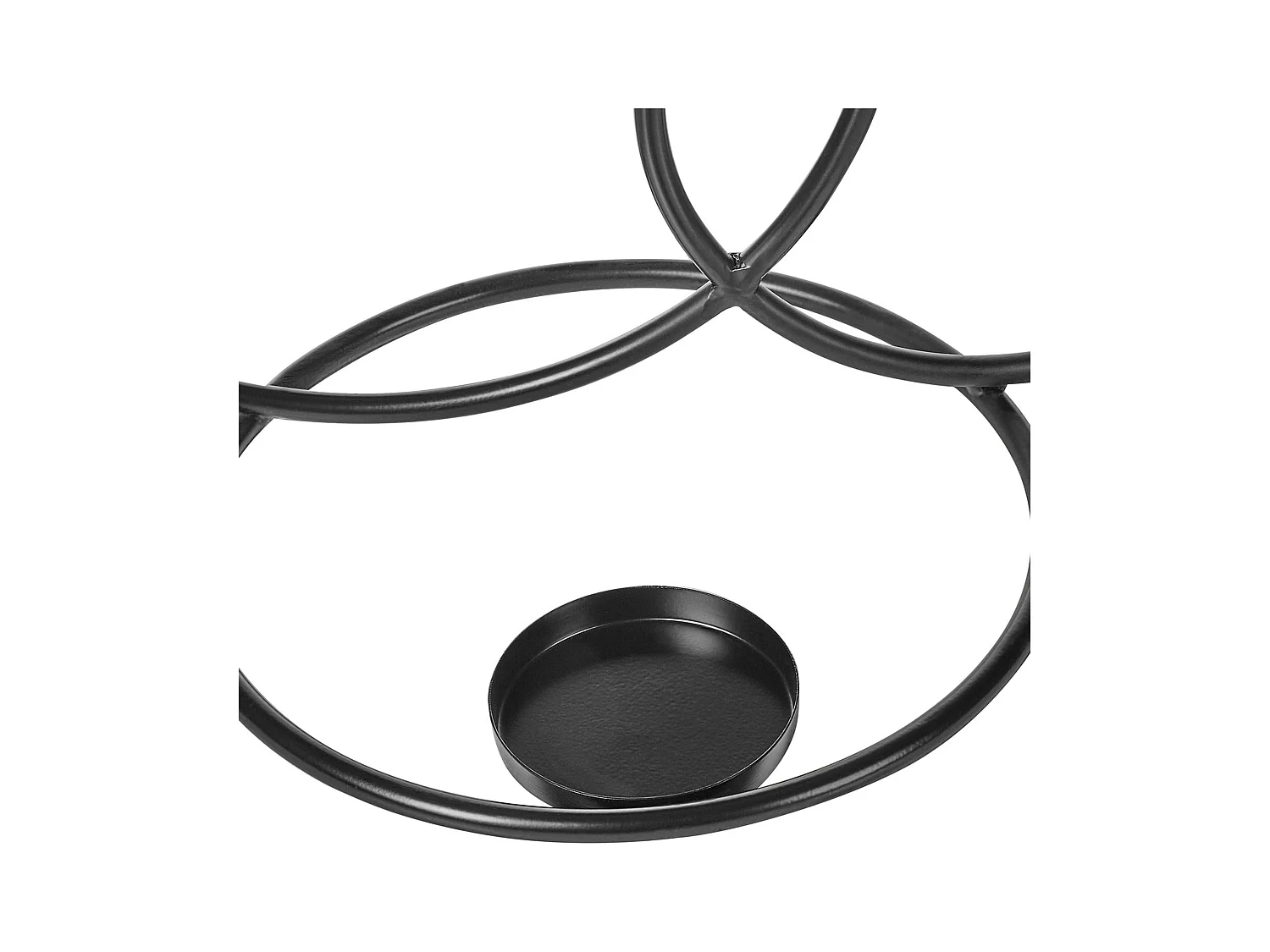 Świecznik CAKUNG Metal 33 cm Czarny