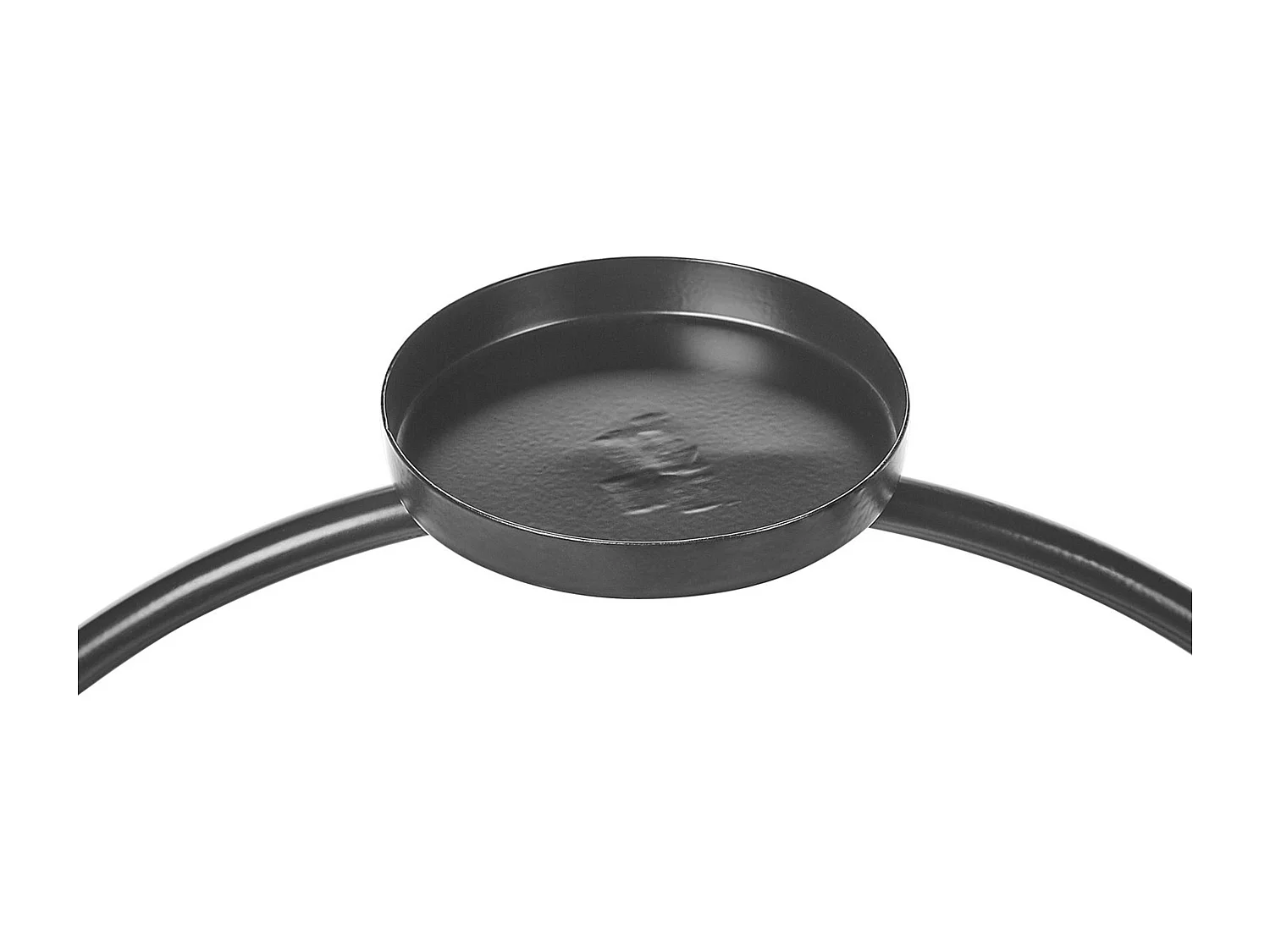 Kerzenständer Metall schwarz schlicht 3-flammig Kreisform Ringform Modern Cakung