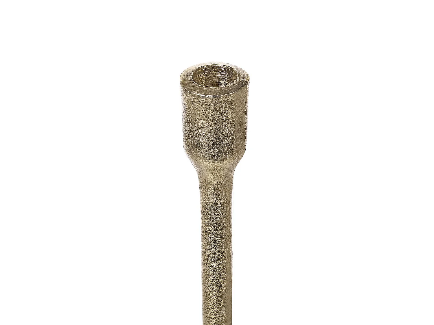 Conjunto de 3 castiçais LIWUNG Metal 27/33/38 cm Dourado