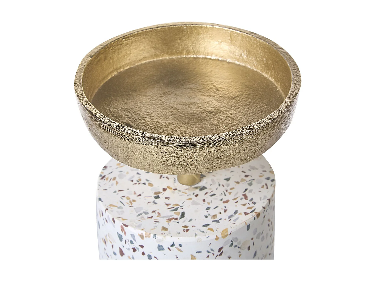 Set van 2 kaarshouders KAENGAN Steen 13/24 cm Goud