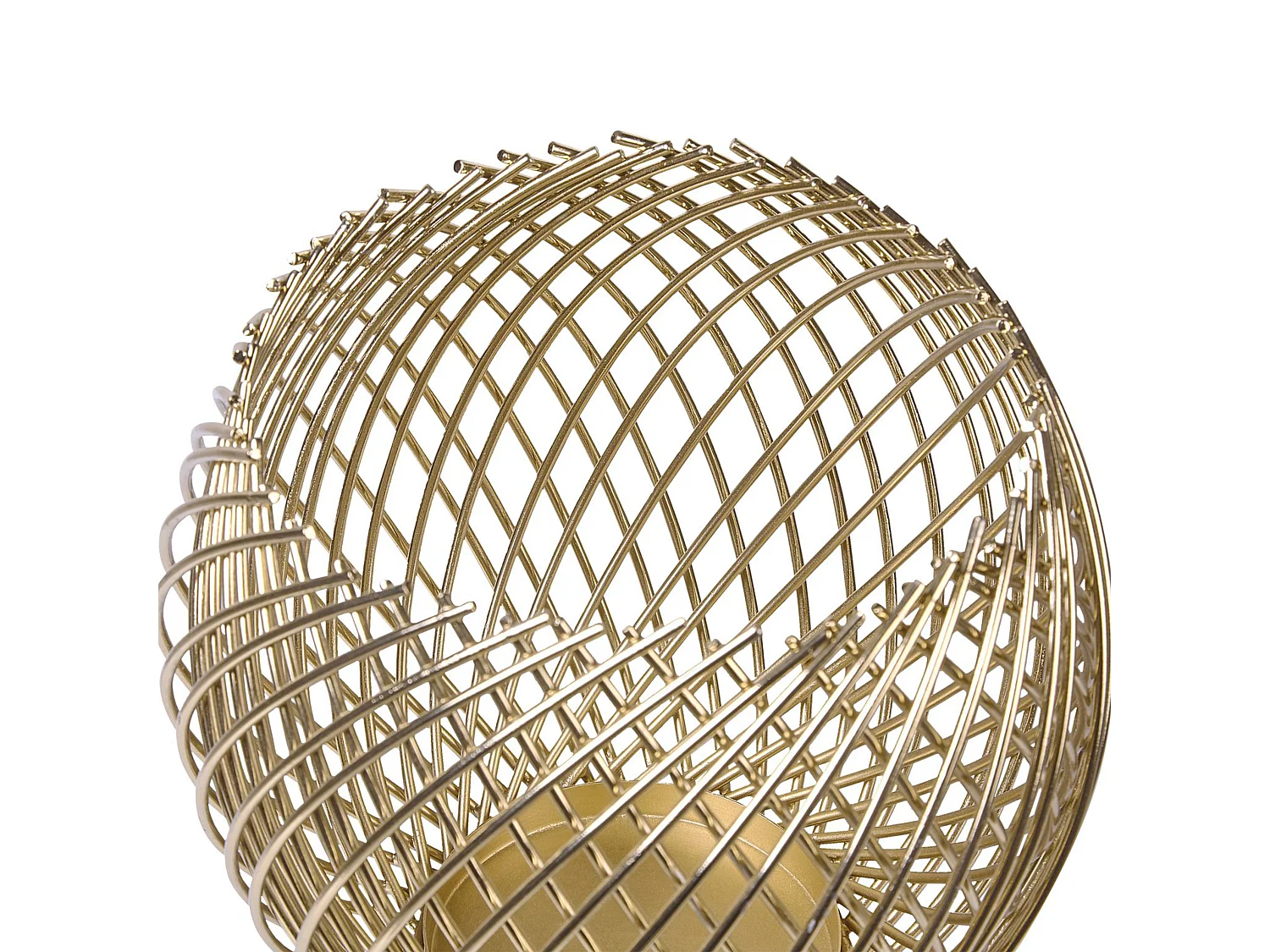 Lot de 2 bougeoirs TANDUY Métal 18/22 cm Doré