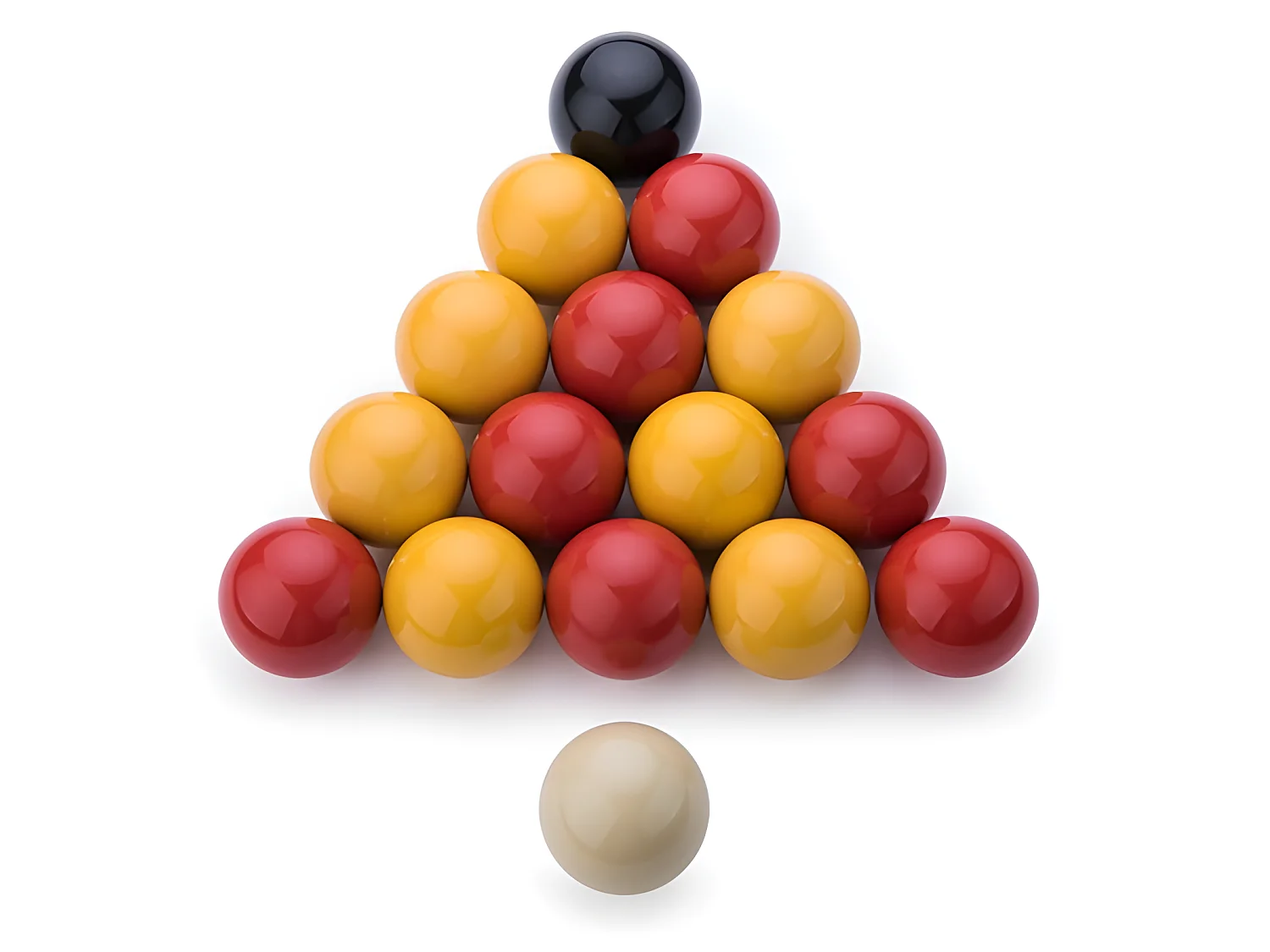 Lot de 16 Billes de Billard "8 Pool" 5cm Multicolore