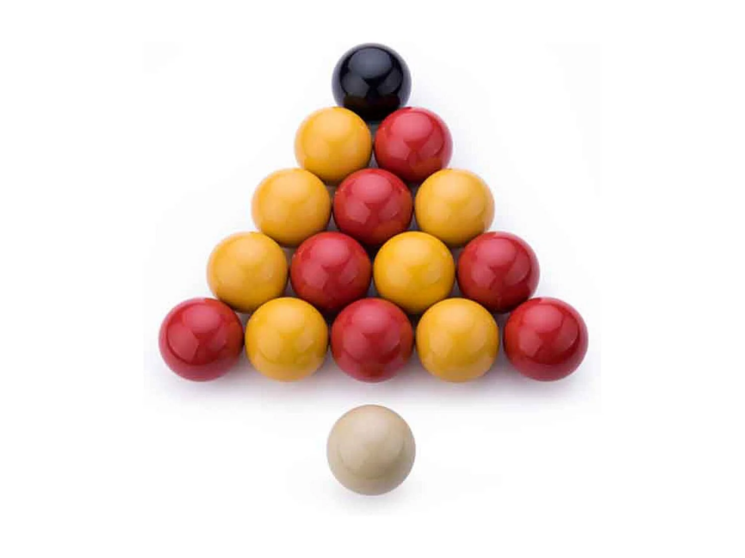 Lot de 16 Billes de Billard "8 Pool" 5cm Multicolore