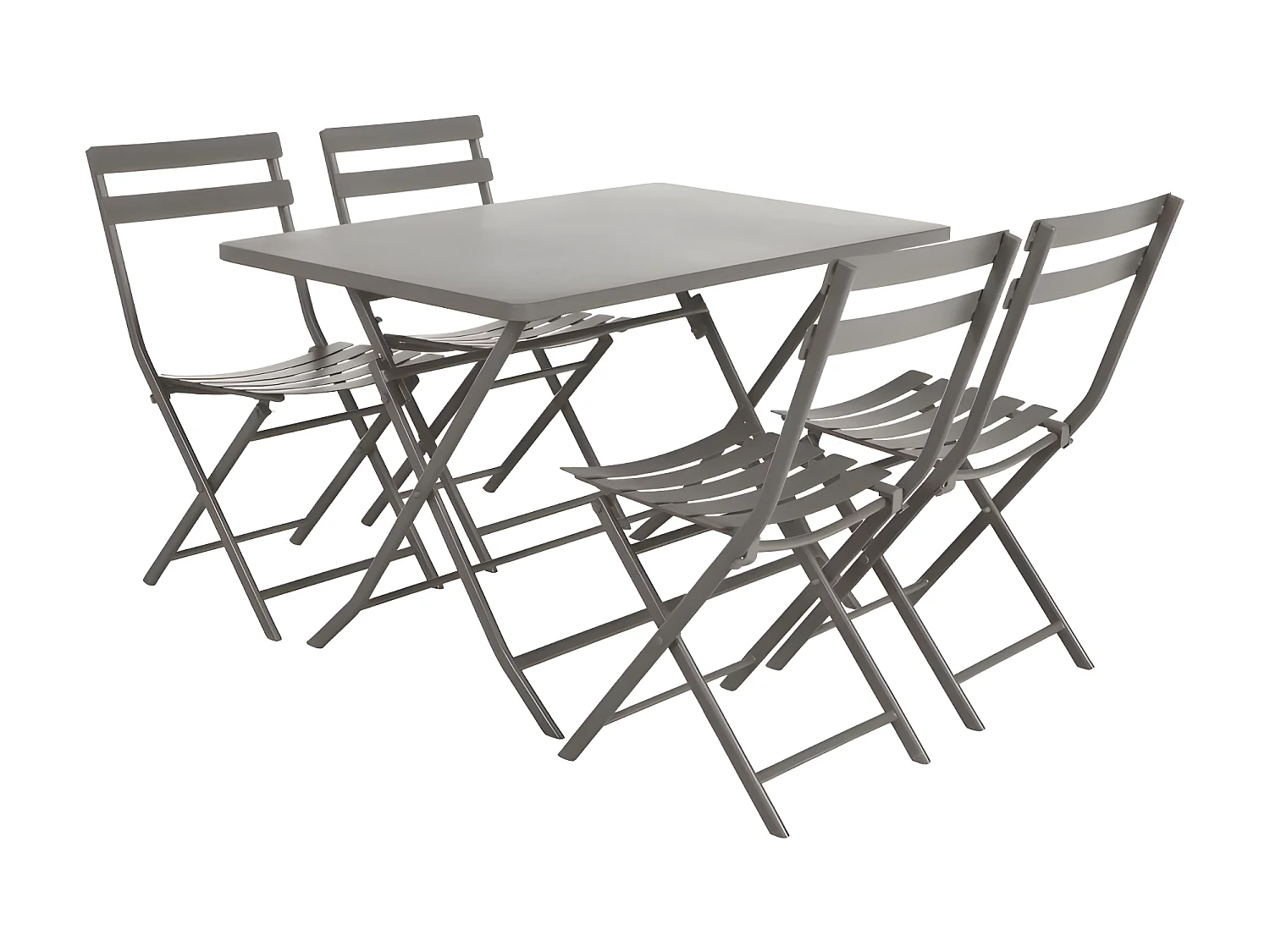 Table rectangulaire pliante Greensboro 4p tonka Hespéride