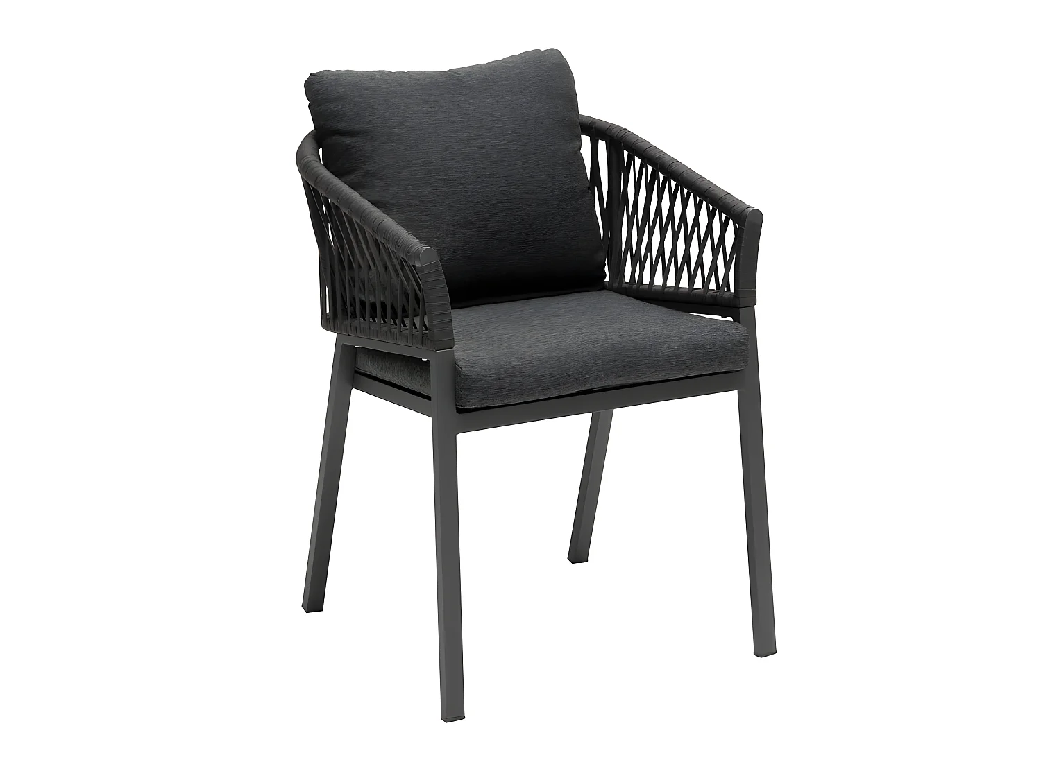 Fauteuil Oriengo mailles anthracite/graphite Hespéride