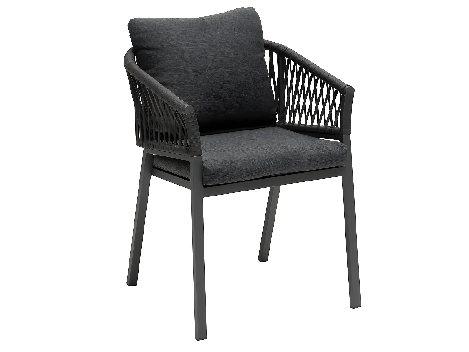 Fauteuil Oriengo mailles anthracite/graphite Hespéride