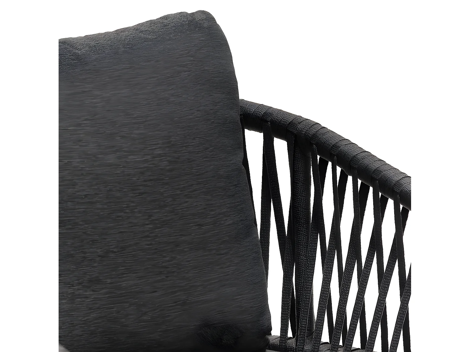 Fauteuil Oriengo mailles anthracite/graphite Hespéride