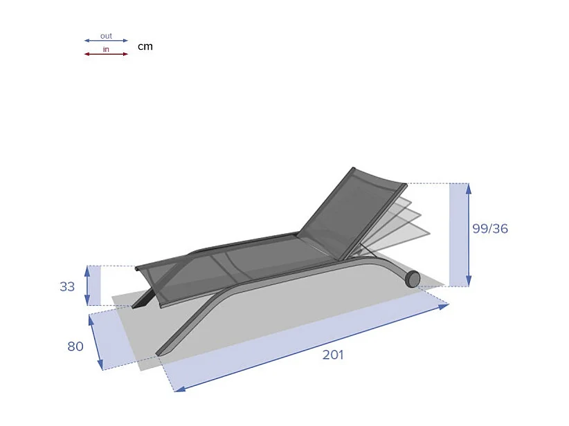 Transat Milenio gris galet/blanc Hespéride